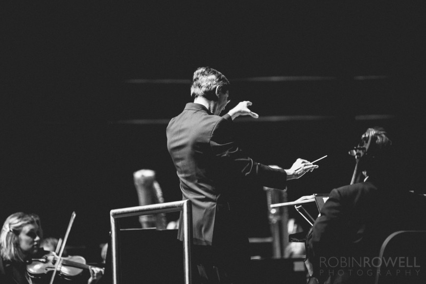 ASO Music Director Peter Bay conducting the orchestra