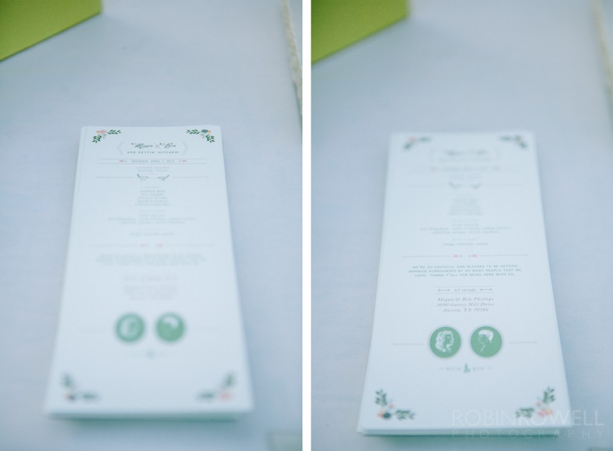 Wedding table cards