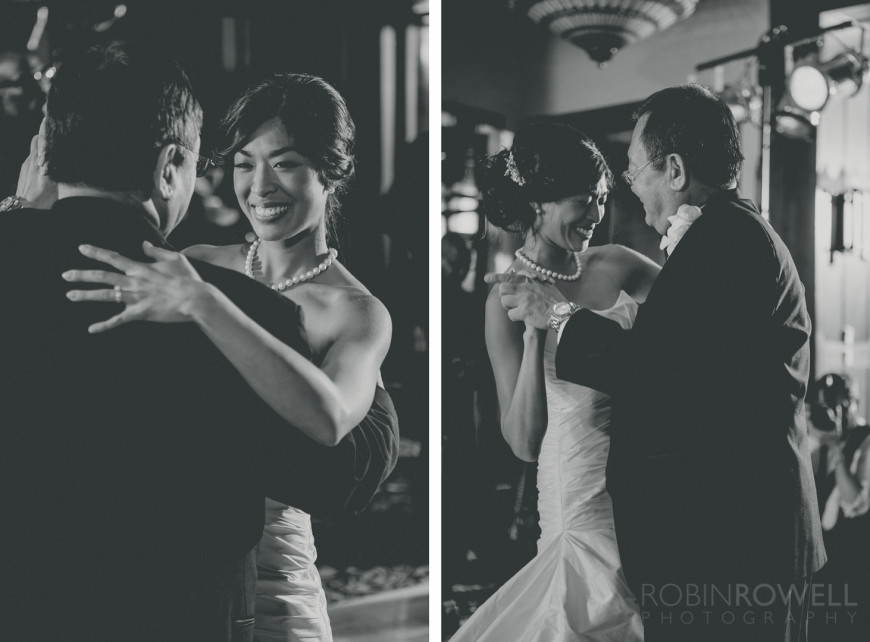 The bride dances with her father at The Woodlands Country Club - Palmer Course